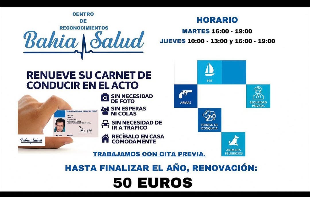 Examen psicotécnico para renovar carnet de conducir
